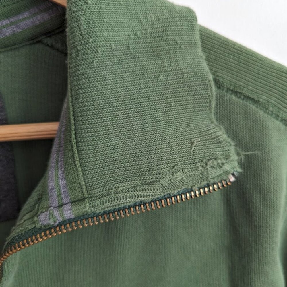 MARTIN + OSA Red Zip Neck Long Sleeve Sweatshirt - Picture 7 of 13